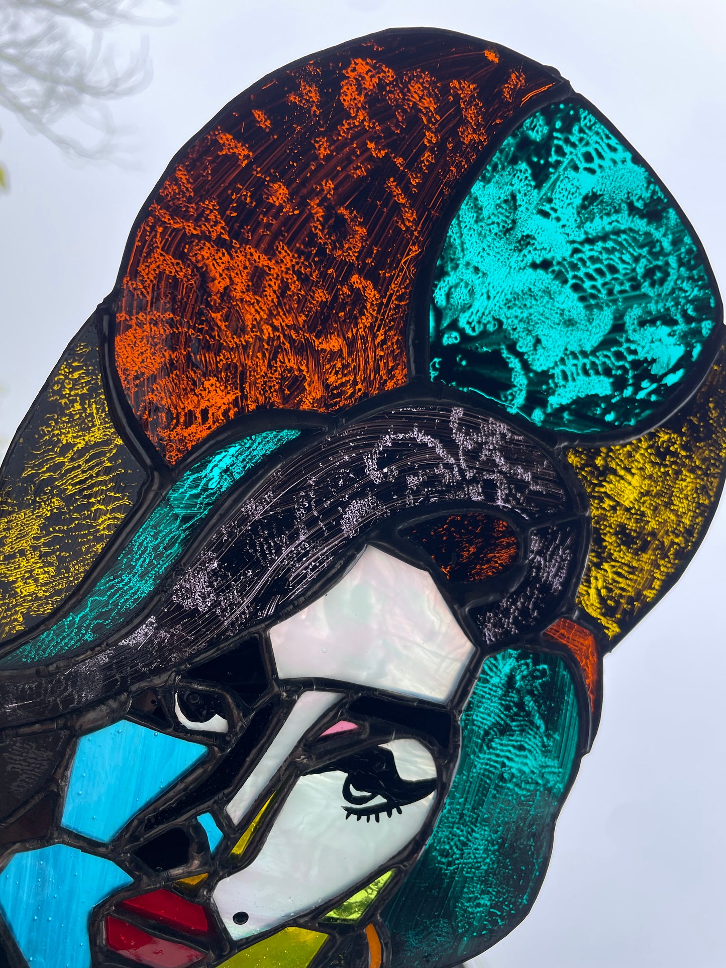 Amy Winehouse Stained Glass Suncatcher