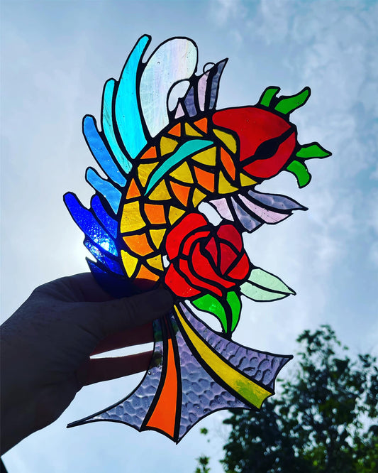 Carp Koi Fish Suncatcher