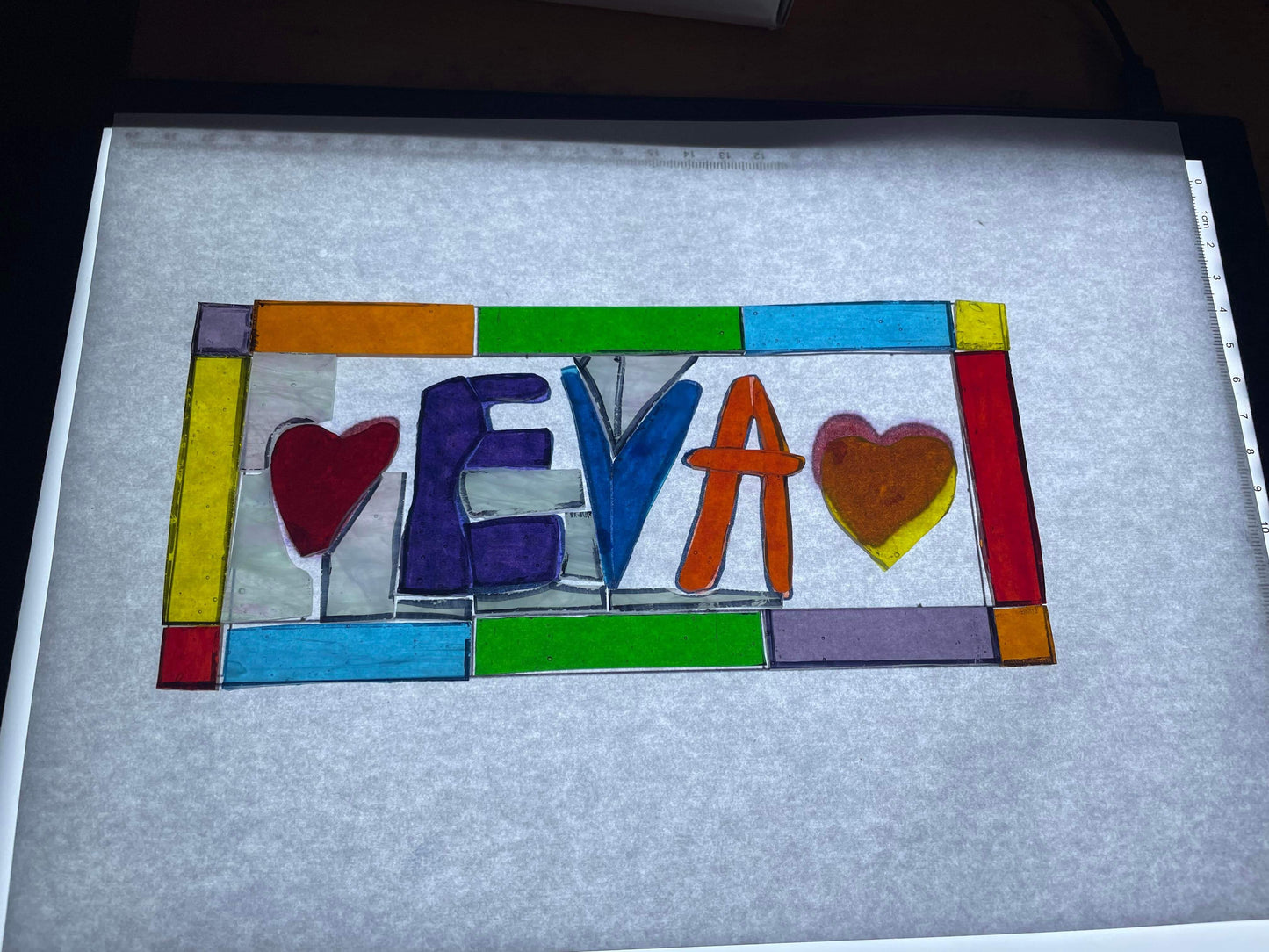 Eva Stained Glass Suncatcher