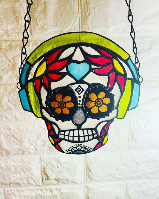 Small Sugar Skull DJ