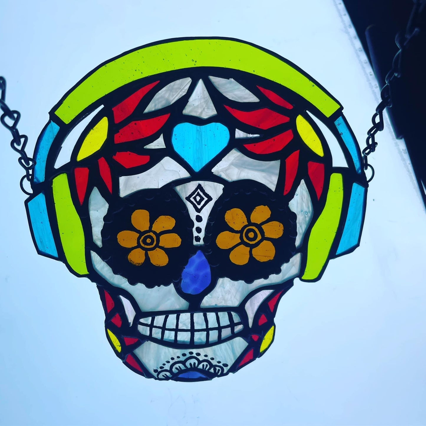 Small Sugar Skull DJ